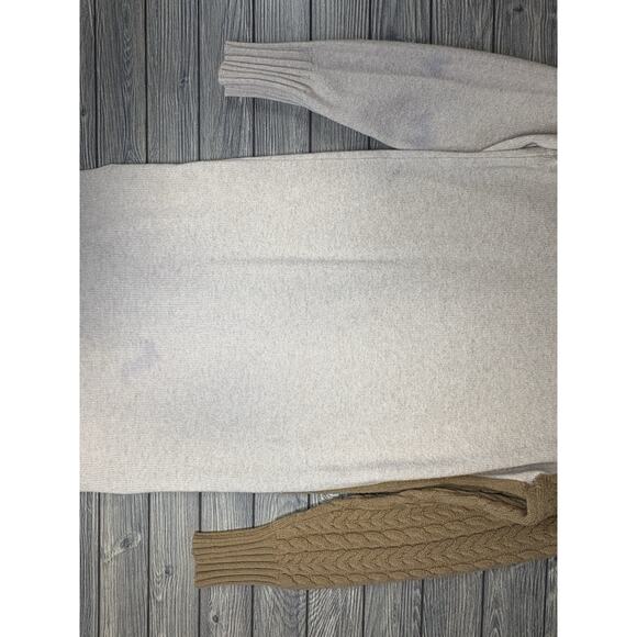 Eudon Choi Collective Two Tone Sweater Dress 100% Wool Sz Large Retail $350 READ - Picture 10 of 13
